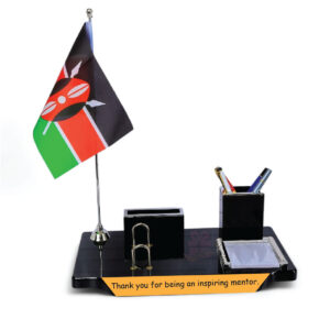 Executive Black Desk Organizer