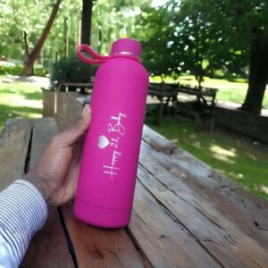Personalized Pink Vacuum Flask