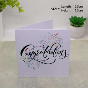 Personalized Congratulations Gift Card
