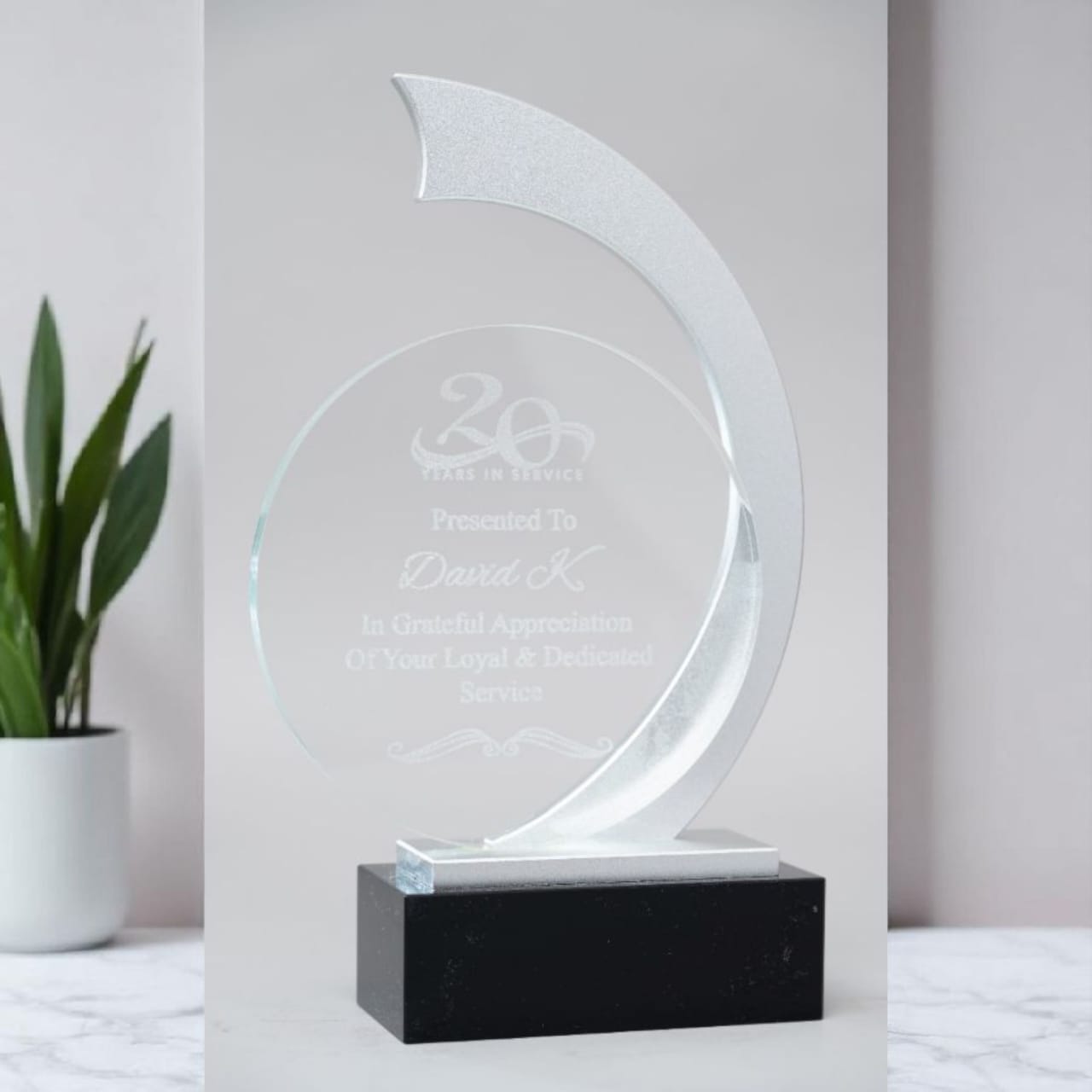 Silver Arch Crystal Trophy Kenya