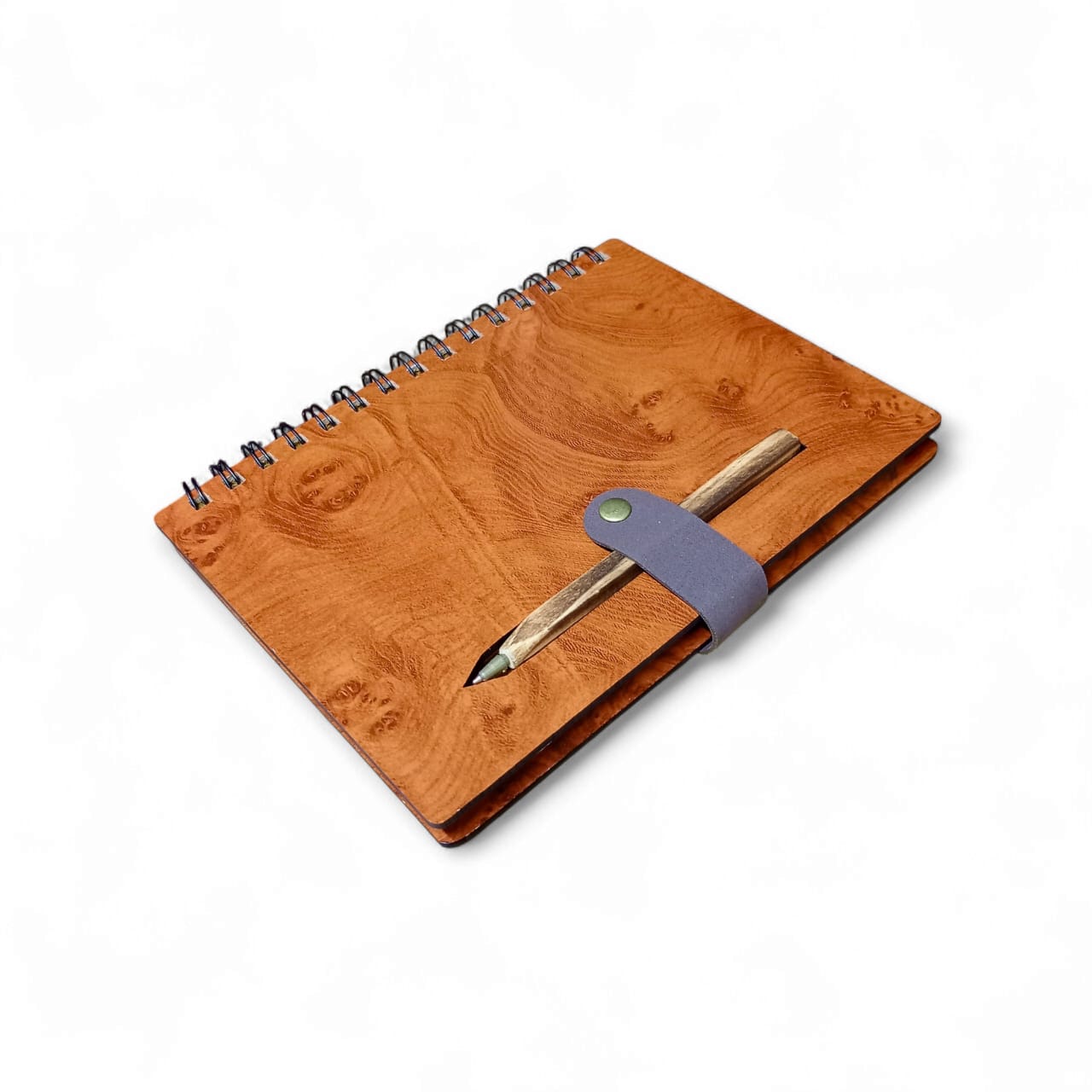 Artisan Wooden Notebook & Pen Set Kenya