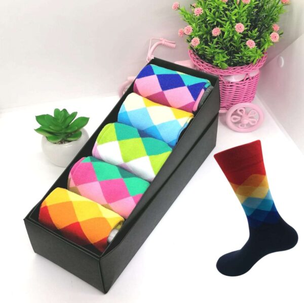 Vibrant 5-Pair Happy Socks Set Nairobi