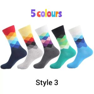 Vibrant 5-Pair Happy Socks Set