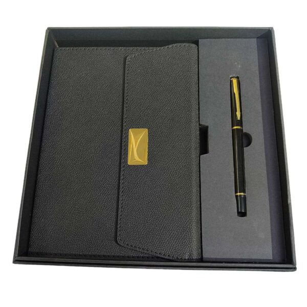 Elegant Black Notebook Gift Set