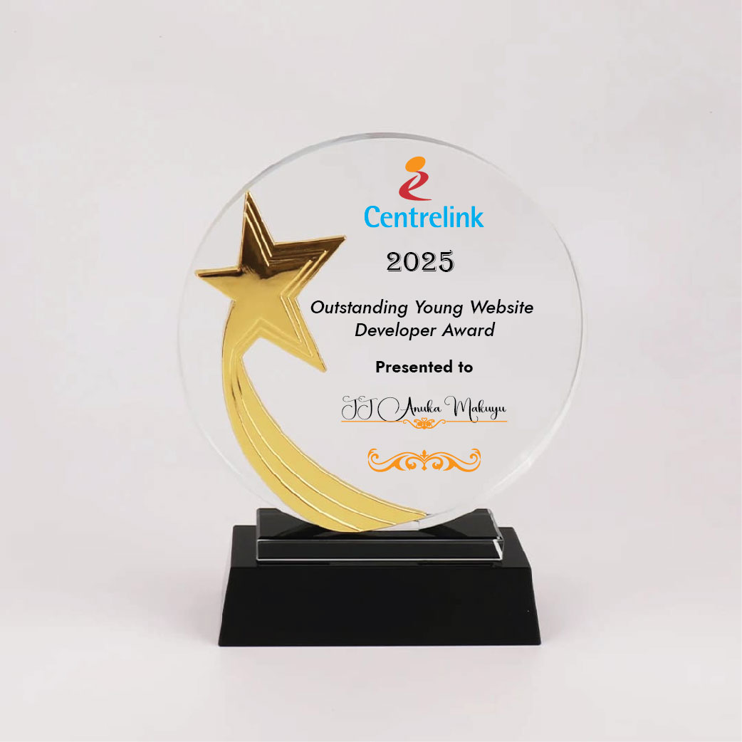 Stellar Achievement Crystal Award