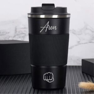 Engraved Branded Steel Travel Mug