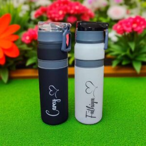 Branded Frosted Plastic Water Bottle