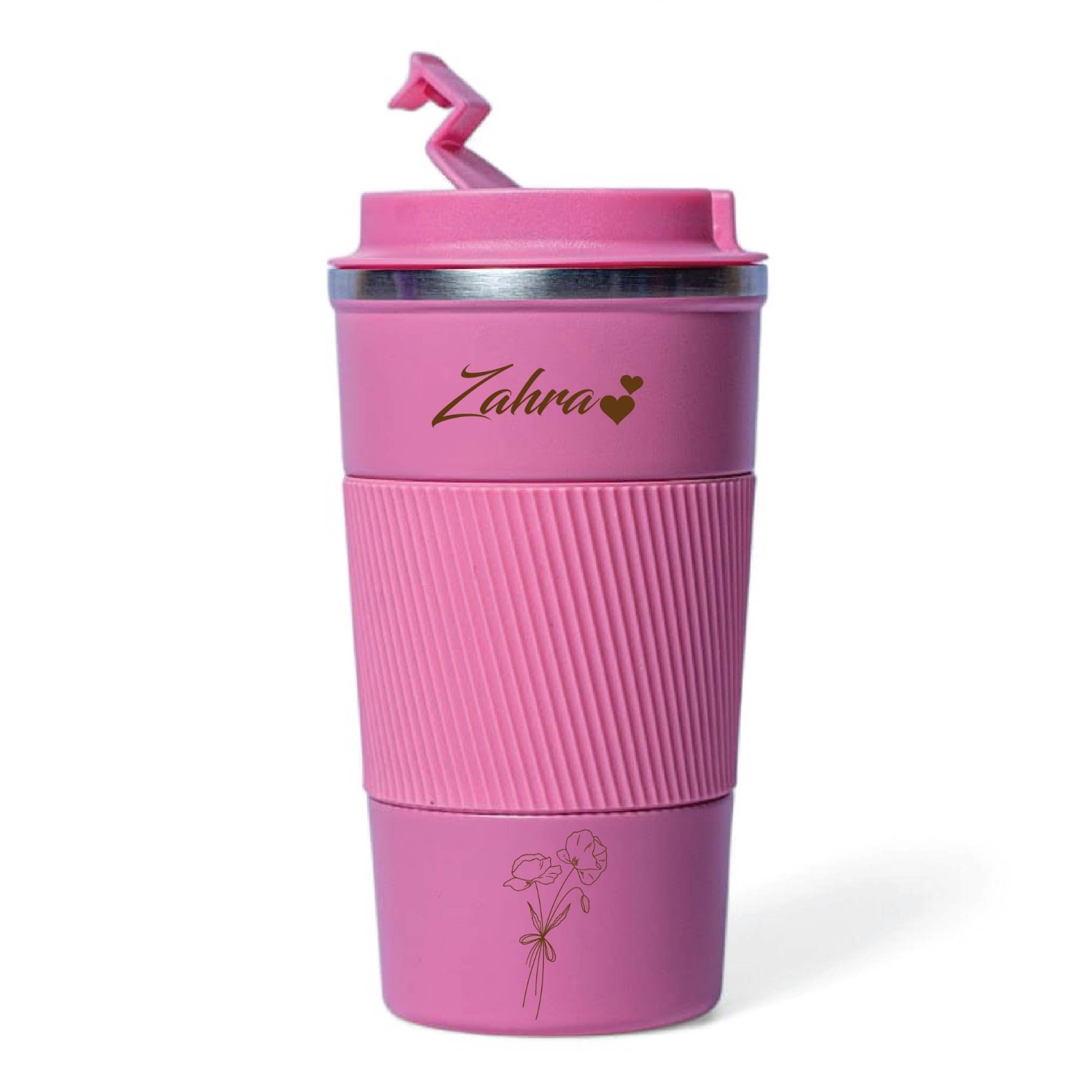 Pink Insulated Corporate Mug