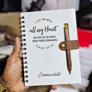 Timeless Wood Spiral Notebook Set