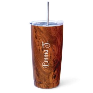 Wooden Finish Thermal Tumbler