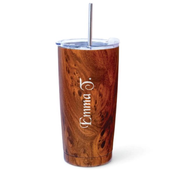 Wooden Finish Thermal Tumbler