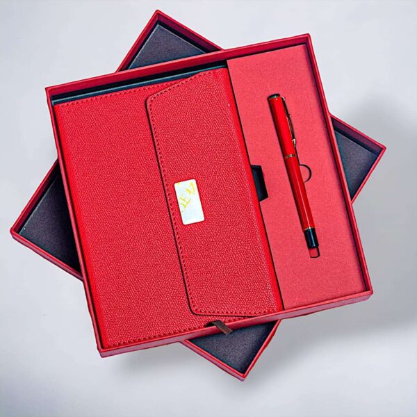 Red Executive Notebook Gift Set