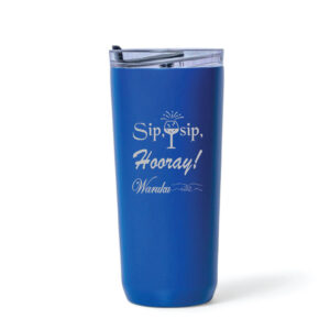 Modern Blue Travel Mug
