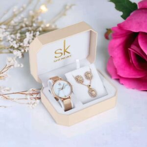Mesh Women Watch Gift Set