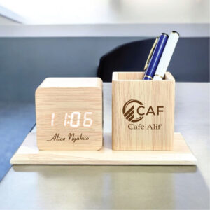 Modern Wooden Desk Organizer